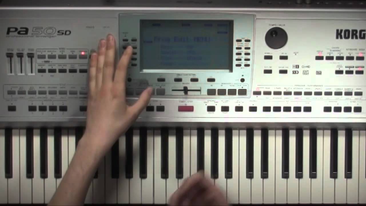 KORG PA-50SD - TUTORIAL cz.1