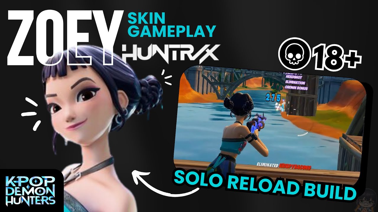 *NEW* ZOEY [K-POP DEMON HUNTERS Collab] | Fortnite Reload Build Gameplay