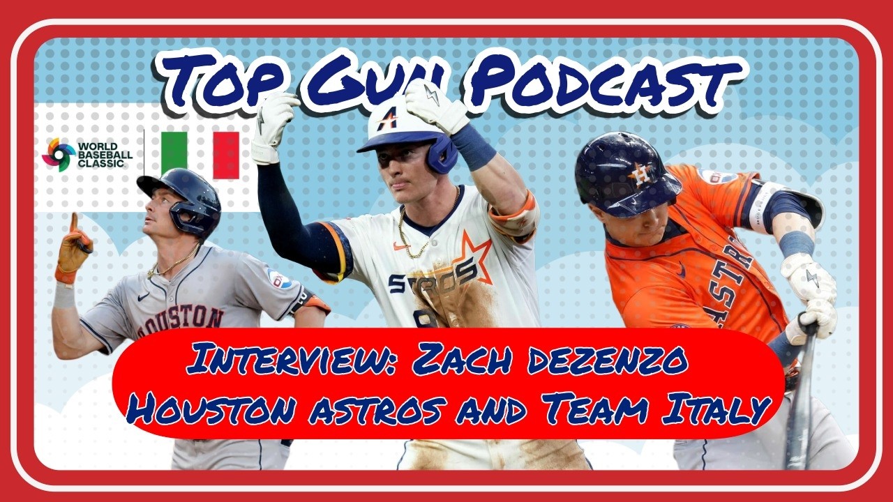 WBC to the Astros 🚀 | Zach Dezenzo on Team Italy, Pressure & the MLB Grind