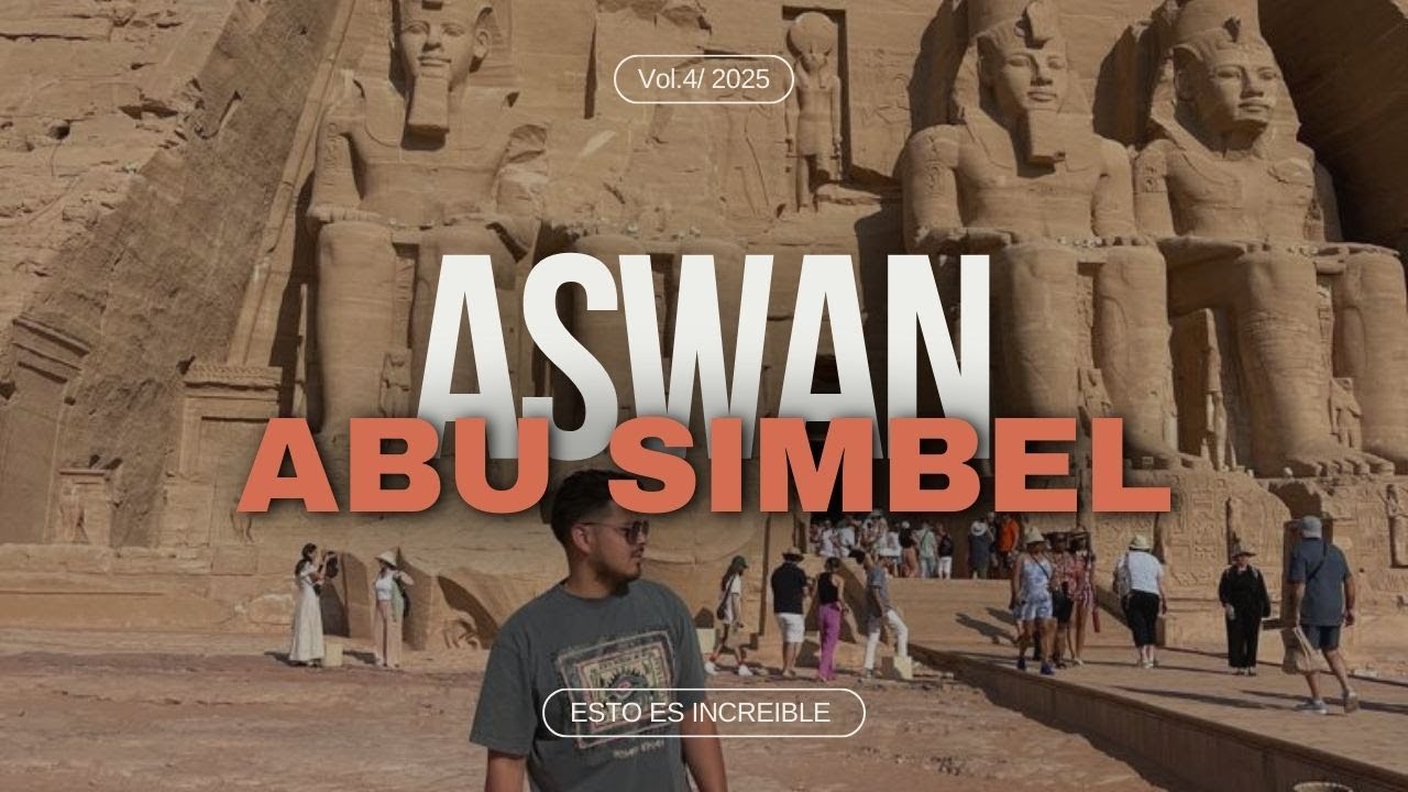 LLEGAMOS A ABU SIMBEL   Asuan Egipto 4K