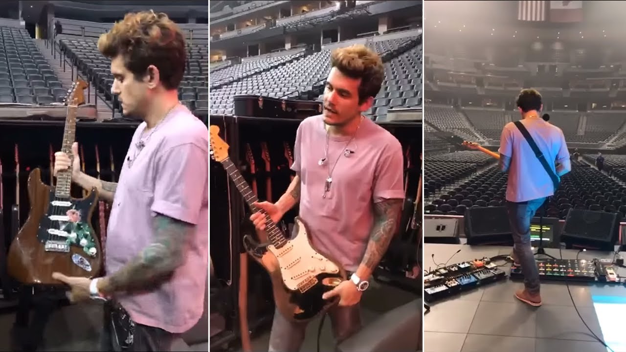 John Mayer Livestream Archive: Guitars On Tour & Soundcheck - 2017 Instagram Live