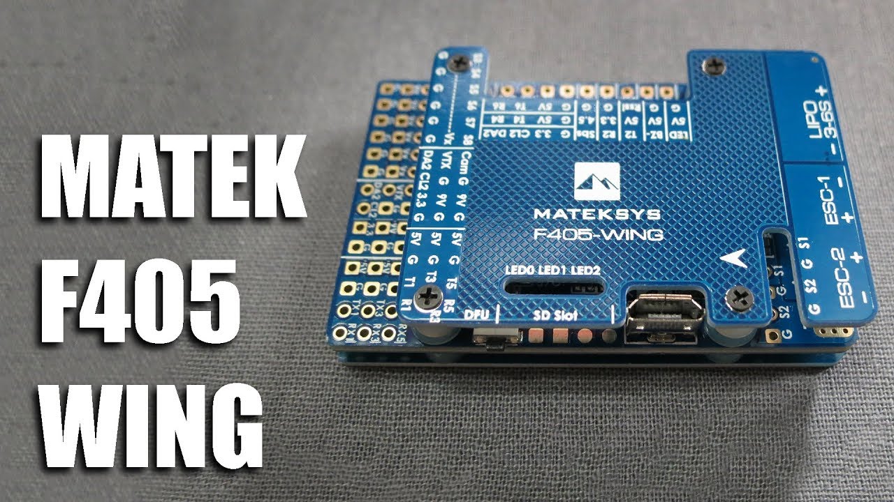Крыло Matek F405 - FCB для самолетов - Потрясающе!