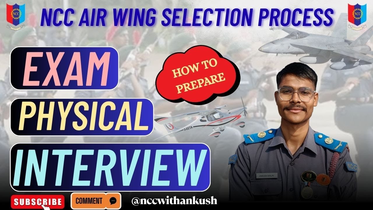 ncc air wing selection process // step by step// physical, interview, exam #ncc #army #airforcestory