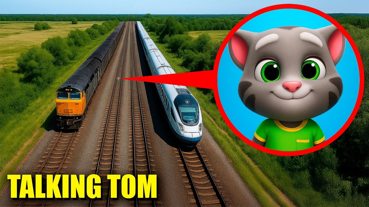 мой дрон снял Talking Tom Gold Run в Реальной Жизни!
