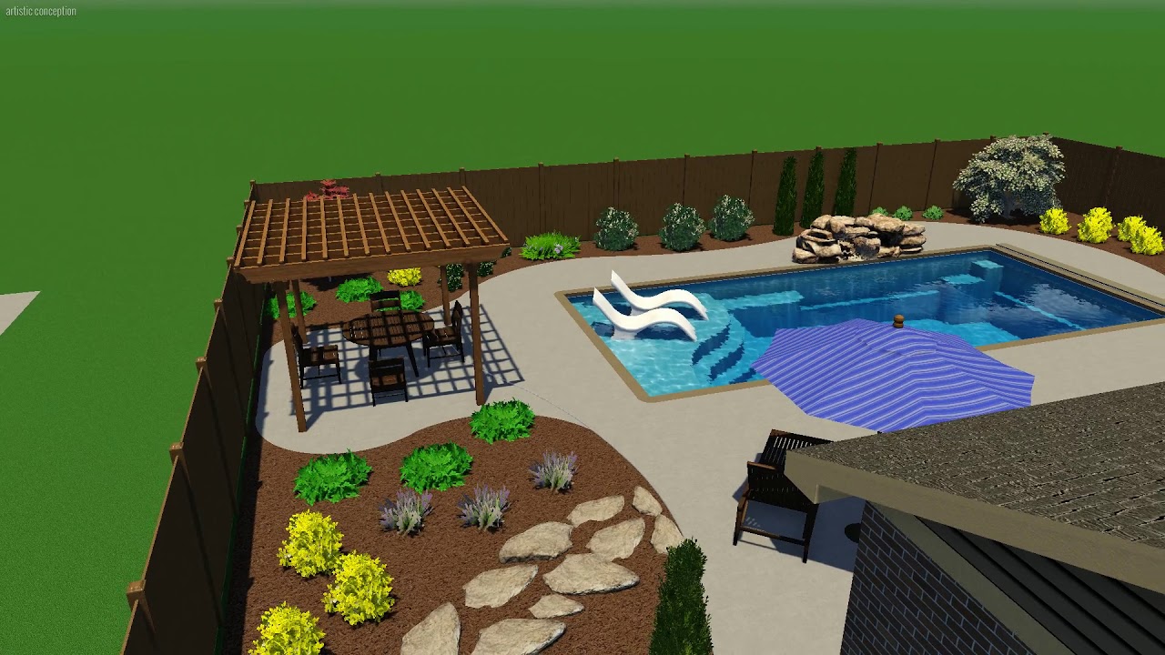 Layman Pool Project (With Public Utility Easement Adjustment)
