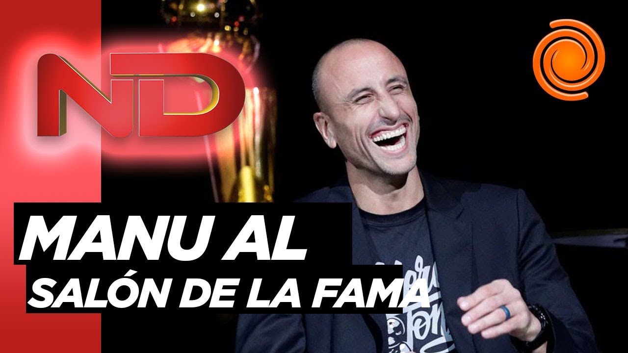 Manu Ginóbili fue ovacionado en el Estadio de San Antonio Spurs luego de entrar al Salón de la Fama
