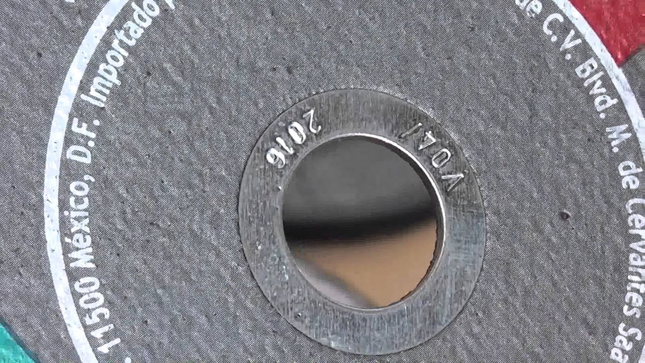 Fecha de caducidad en discos abrasivos