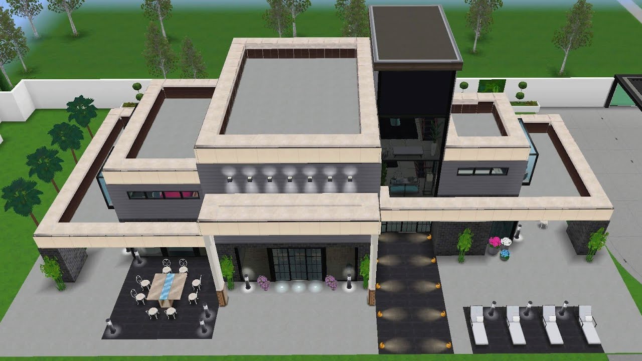 the sims freeplay (Speed building) Maison de luxe millionnaire. Luxury millionaire house