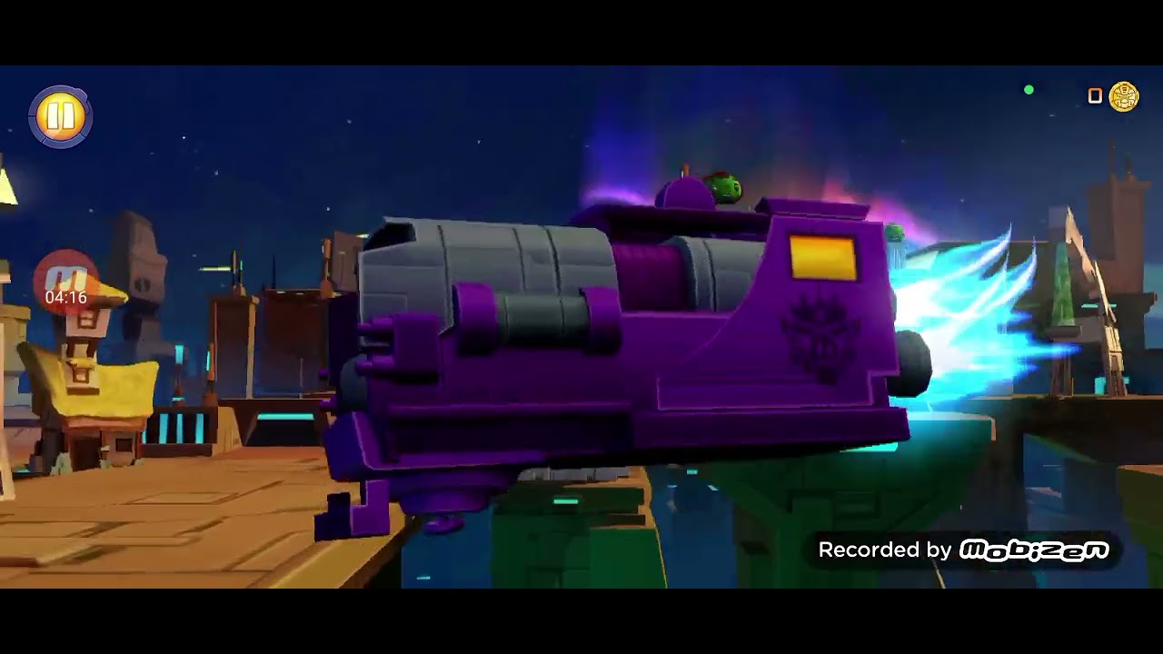 Победа за трансформерами в игре Angry Birds Transformers 