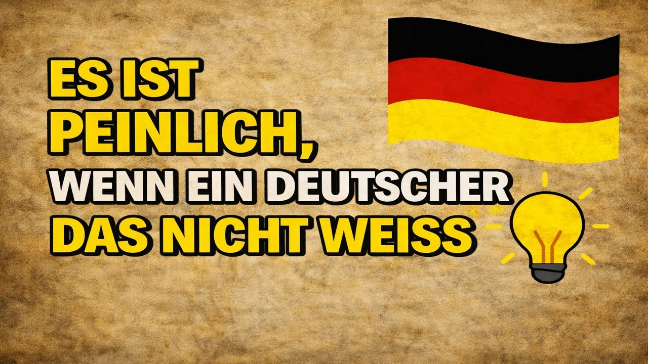 Das sollte jeder Deutsche wissen – ein ehrlicher Wissenstest