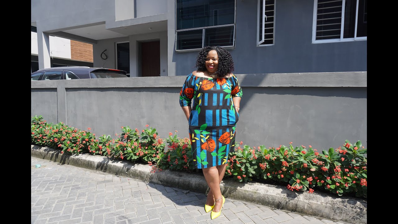 Off Shoulder dress with elastic