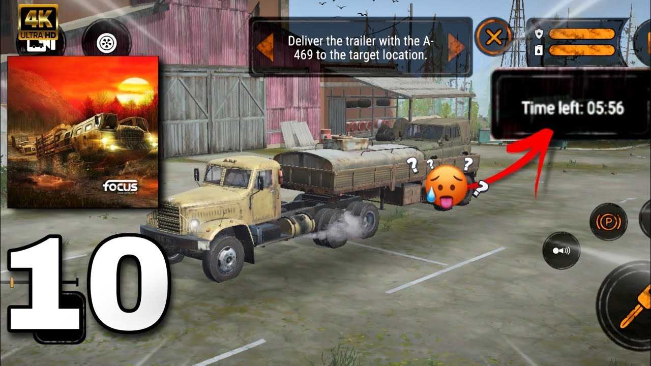 (mission 11 freight - ex/ mudrunner mobile gameplay