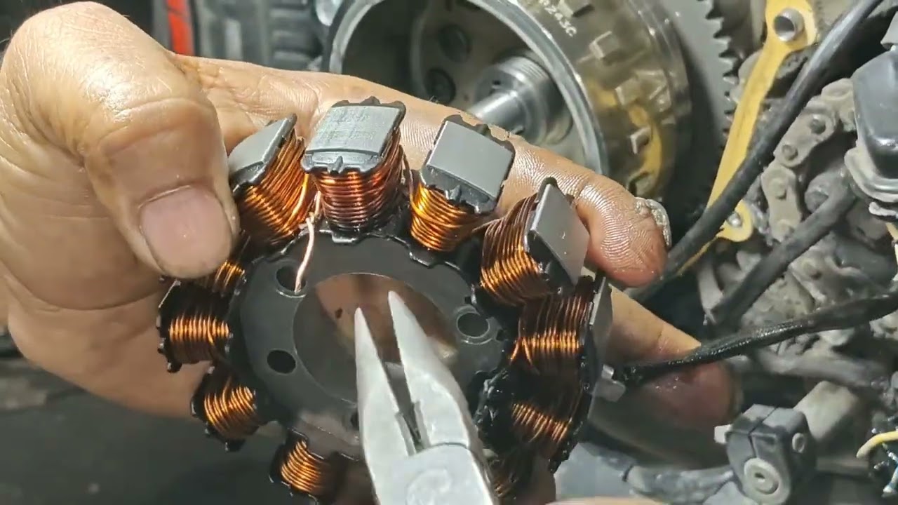 Hero Xtreme 125 Bs6 saund & magnet coil issue..#bikemechanic #trending #youtubeshorts #vairalvideo..
