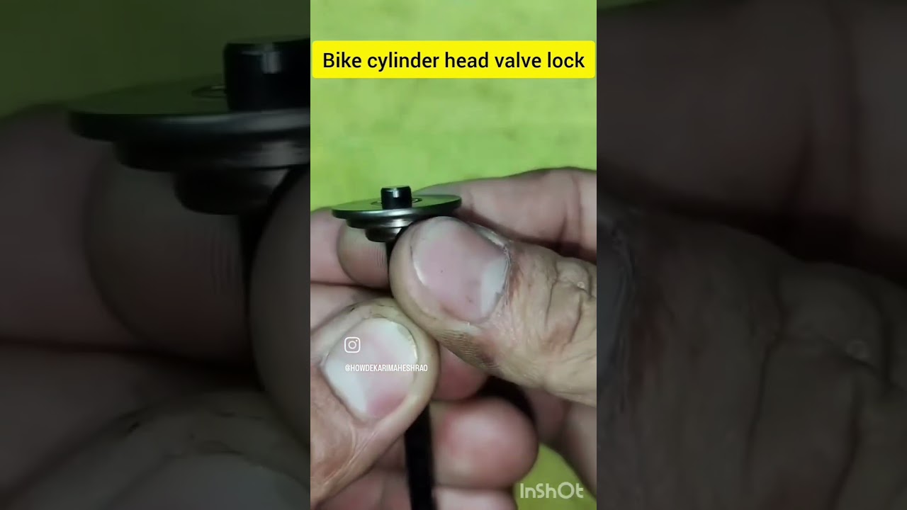 Bike cylinder head valve lock Mahindra centuro