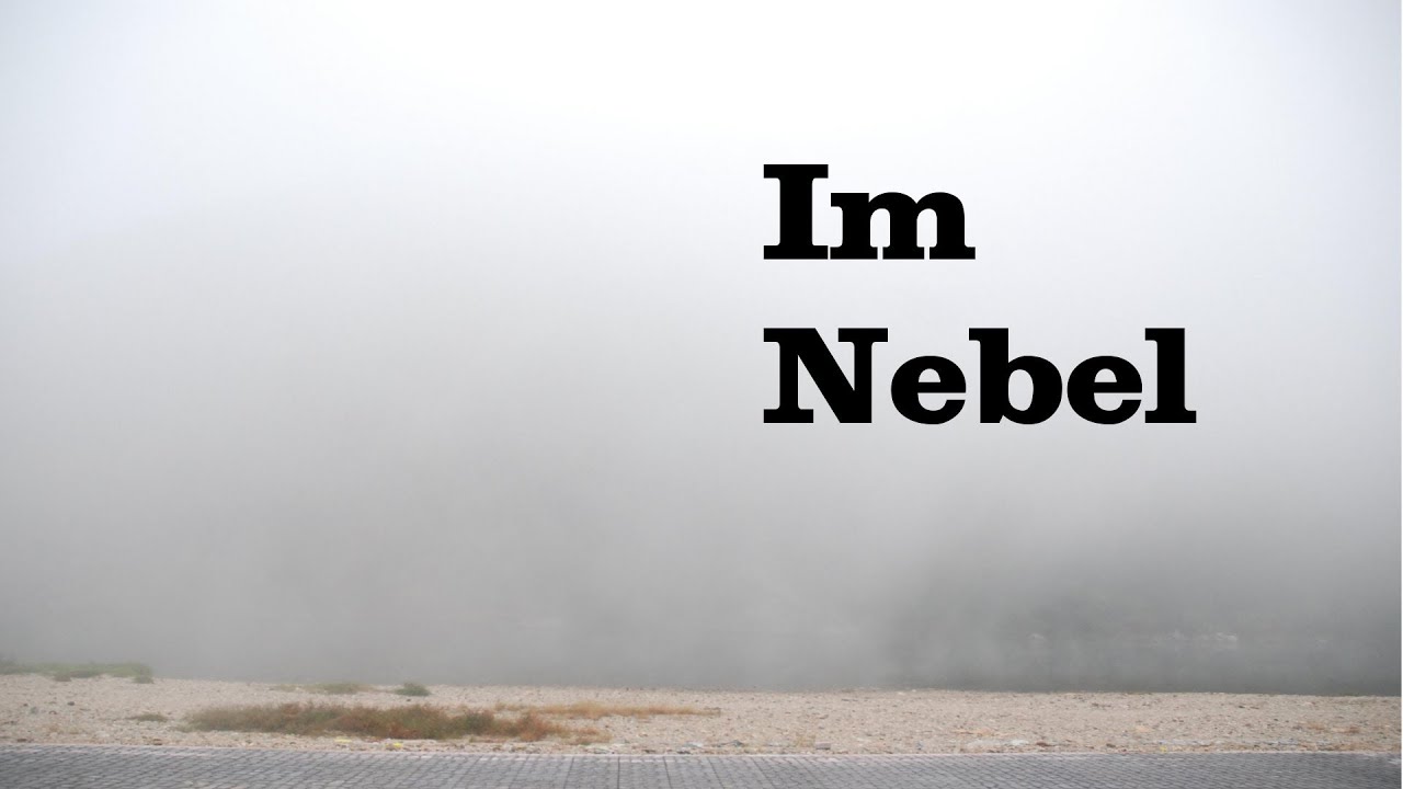 Im Nebel - Hermann Hesse