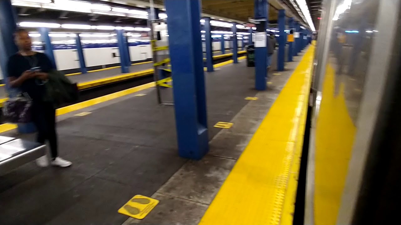 MTA NYC train|IND 6th Avenue Line R68 D train ride from Norwood 205th Street to 161th Street.