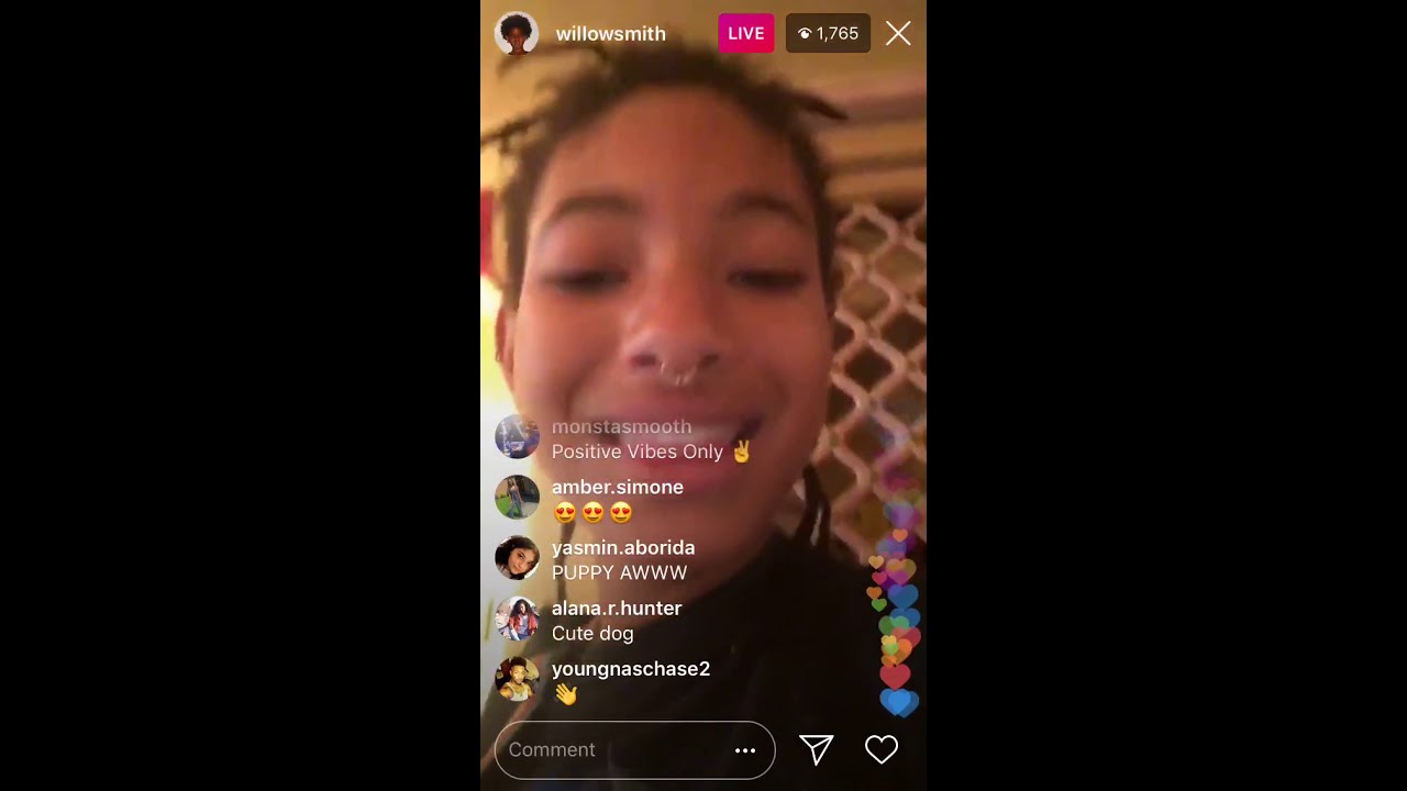 Willow Smith IG Live