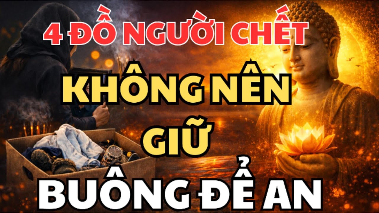 VỨT BỎ ĐỒ ĐẠC CỦA NGƯỜI CHẾT: Phật Dạy Gì Về Vô Thường? 4 Thứ Giữ Lâu Dễ Gặp Tai Ương