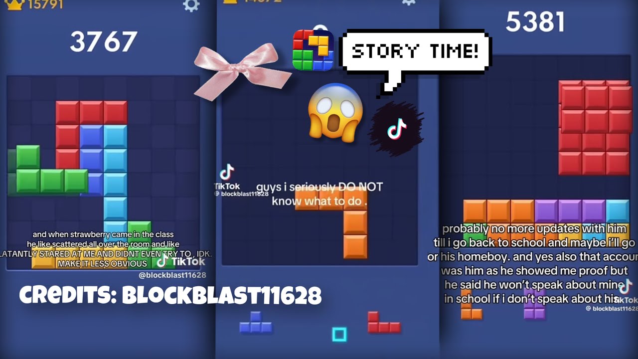 Block blast story time!! From blockblast11628!