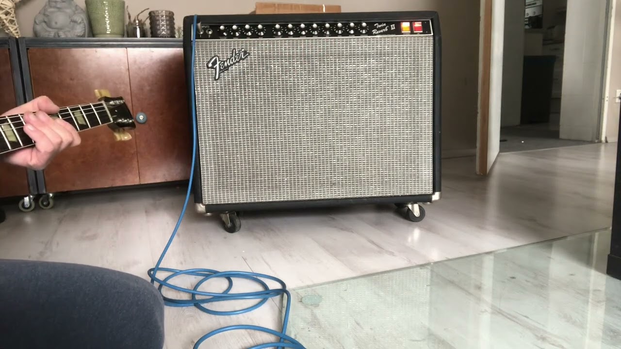 1984 Fender Twin Reverb II Blackface Paul Rivera Era