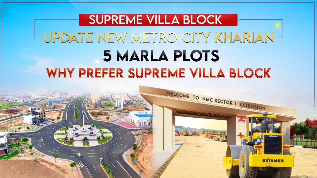 Supreme Villa Block- 5 Marla Plots  - New Metro City Kharian 