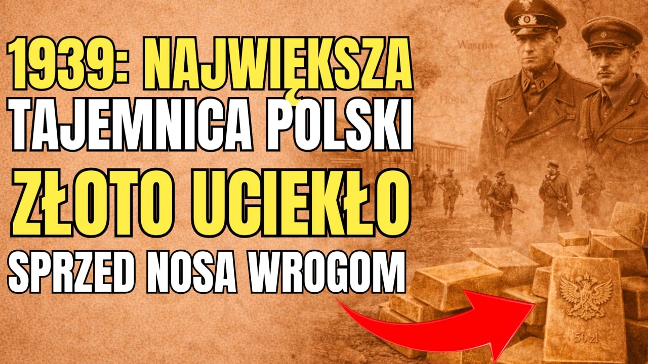 Polskie złoto 1939: tajna ewakuacja przez Rumunię i Afrykę, która oszukała Hitlera i Stalina w 1939!