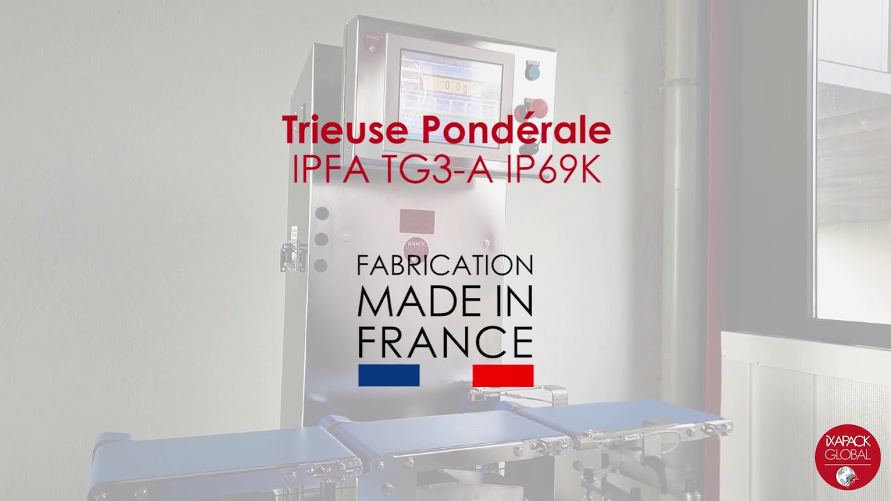 Trieuse pond&eacute;rale TG3-A IP69K | iXAPACK GLOBAL