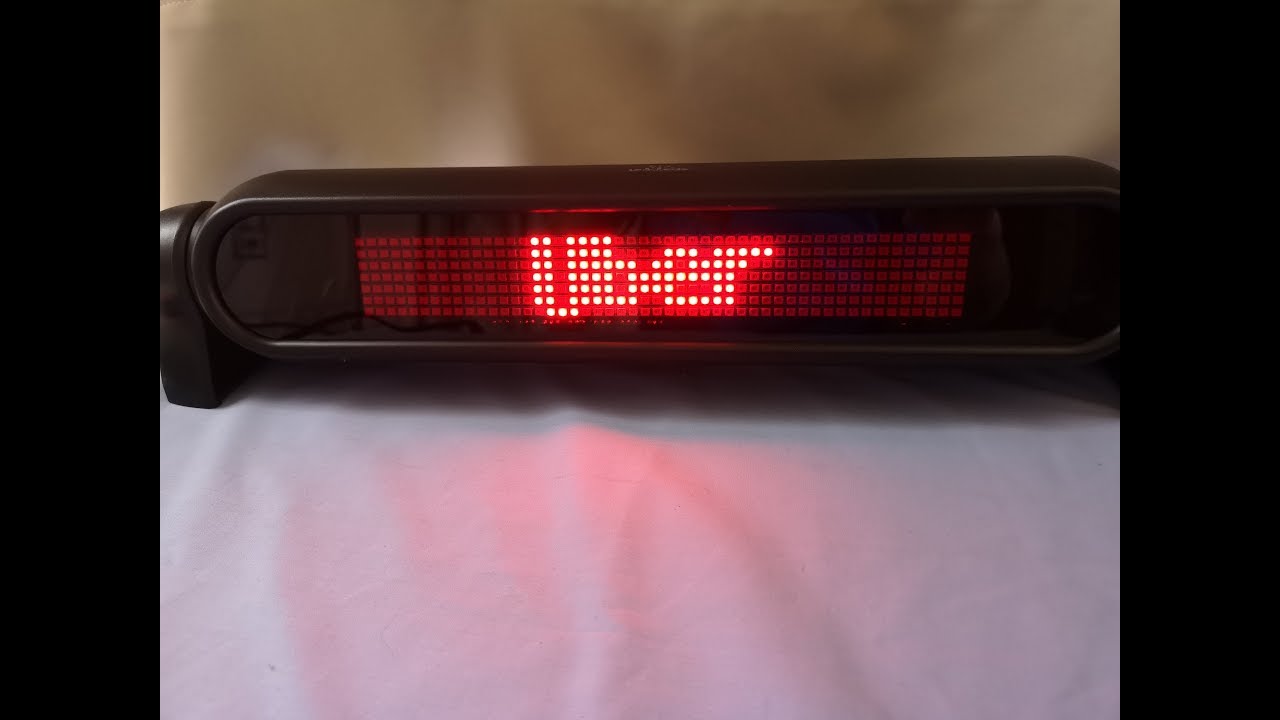 The Uber drivers love this programmable led car sign