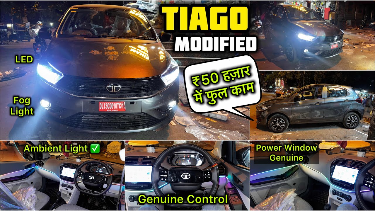 2025 Tata Tiago XE Base to Top Model Modification With Price ✅ Tata Tiago Cng Base to Top