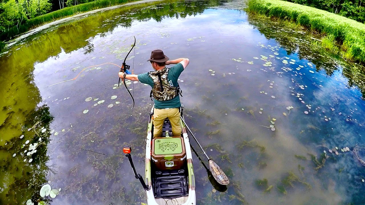Tidbits: Kayak Bowfishing - Gear Setup and Carp Bowfishing on Lake Champlain