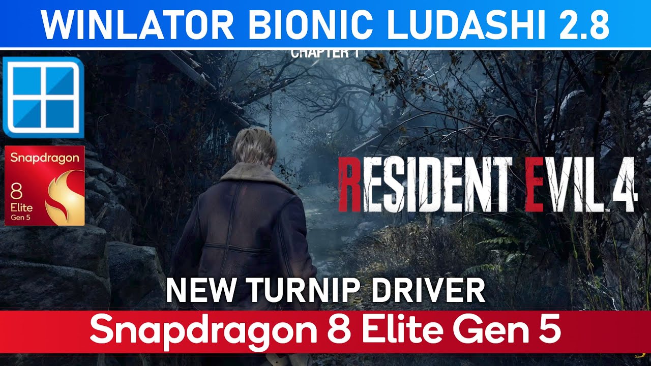 RESIDENT EVIL 4 REMAKE Snapdragon 8 Elite Gen 5 WINLATOR BIONIC LUDASHI