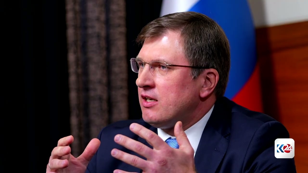 Maxim Rubin, Consul General of Russia in Erbil, speaks to Kurdistan24