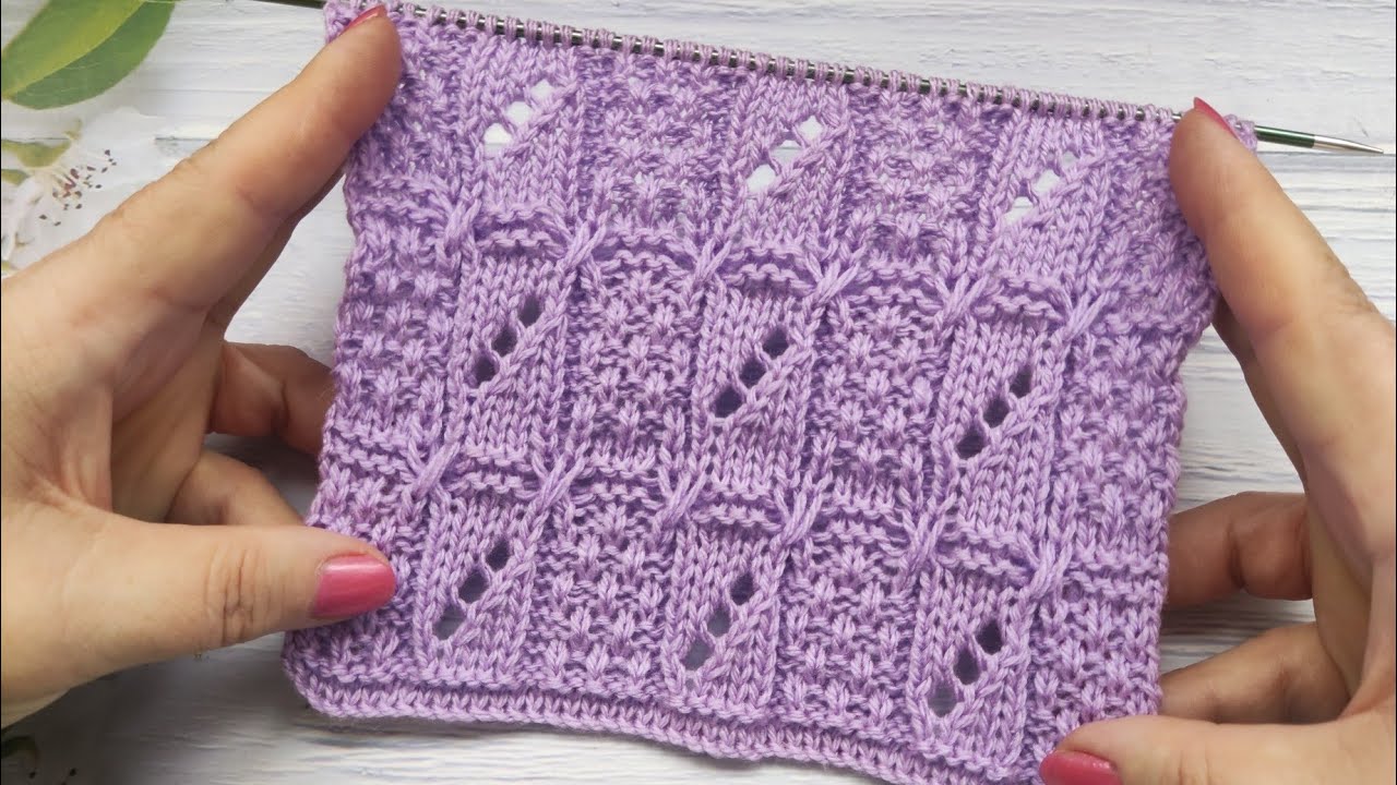 Fantasy Knitting Pattern| Fantasiemuster stricken | Punto Fantasia ai ferri | Point Fantaisie Tricot
