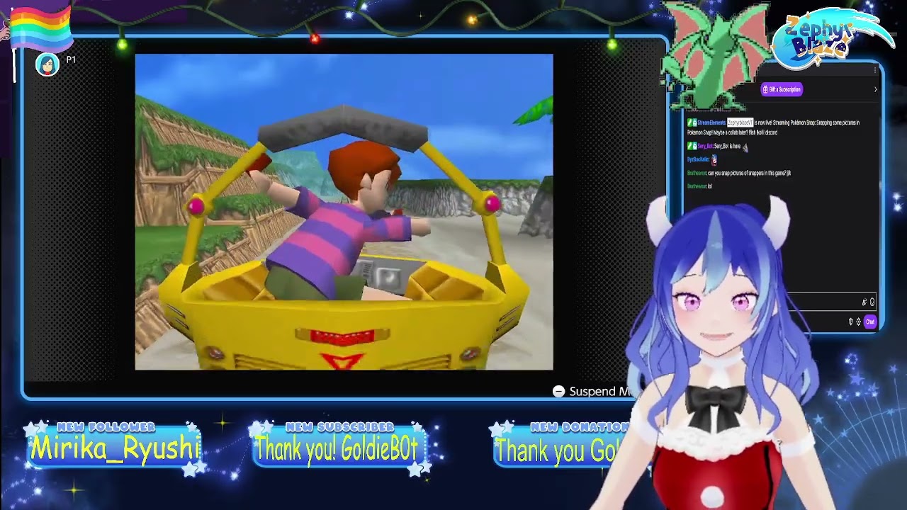 Snapping some pictures in Pokemon Snap! Maybe a collab later? !fish !kofi !discord