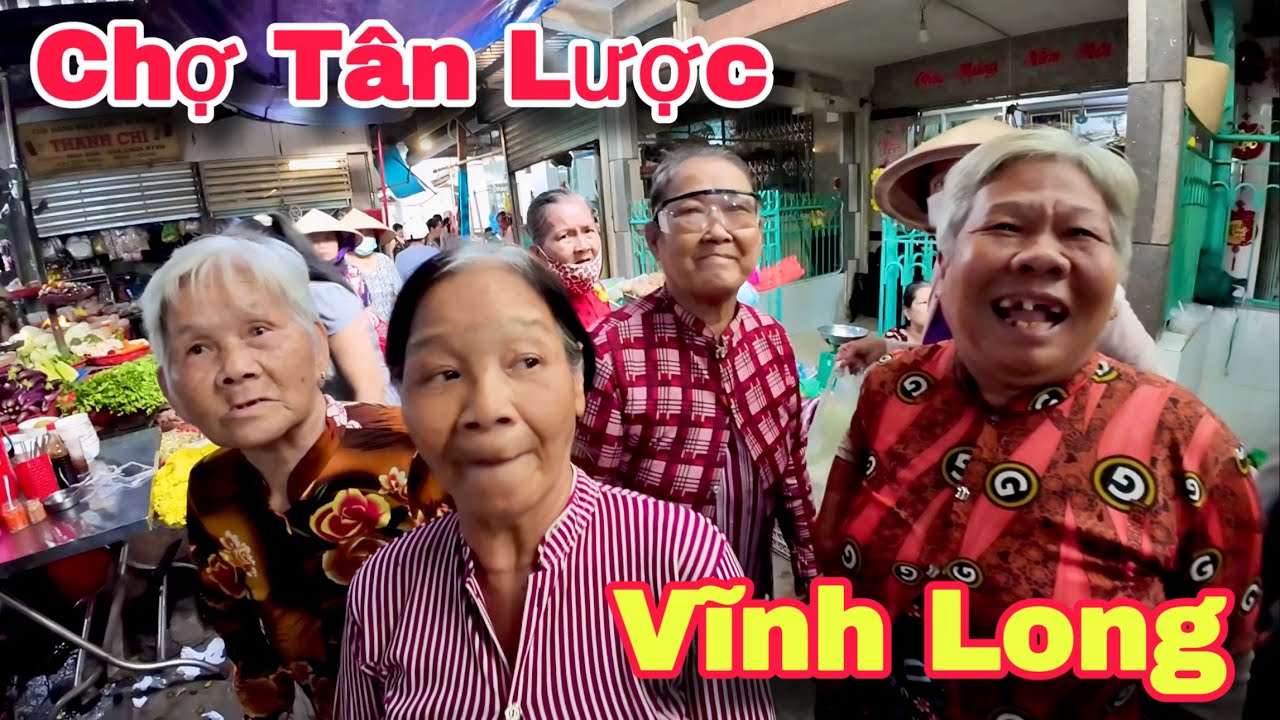 Chợ Tân Lược Bình Tân Vĩnh Long Người Lớn Tuổi Khó Khăn Vui Mừng Nhận Quà Từ Mỹ | Khương Nhựt Minh
