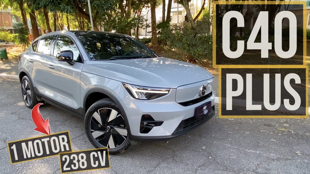 VOLVO C40 PLUS: a opção de motor único com 238 cv dá conta do recado