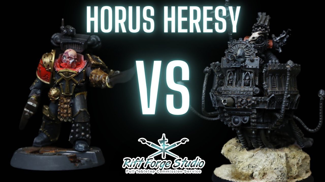 Sons of Horus vs Mechanicum Warhammer Horus Heresy battle report Ep25 Helion Bridge game 2