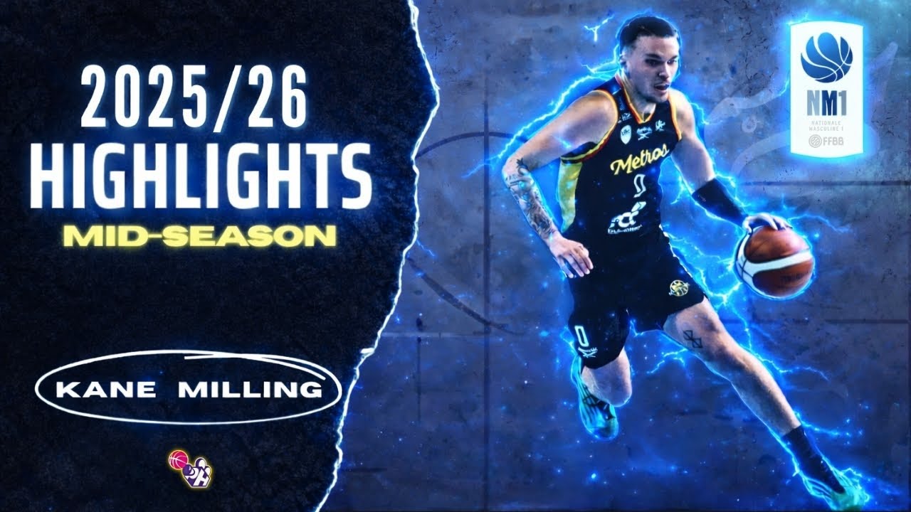 Kane Milling Mid-SZN Highlights 2025/26 || France NM1 || Levallois Metropolitans