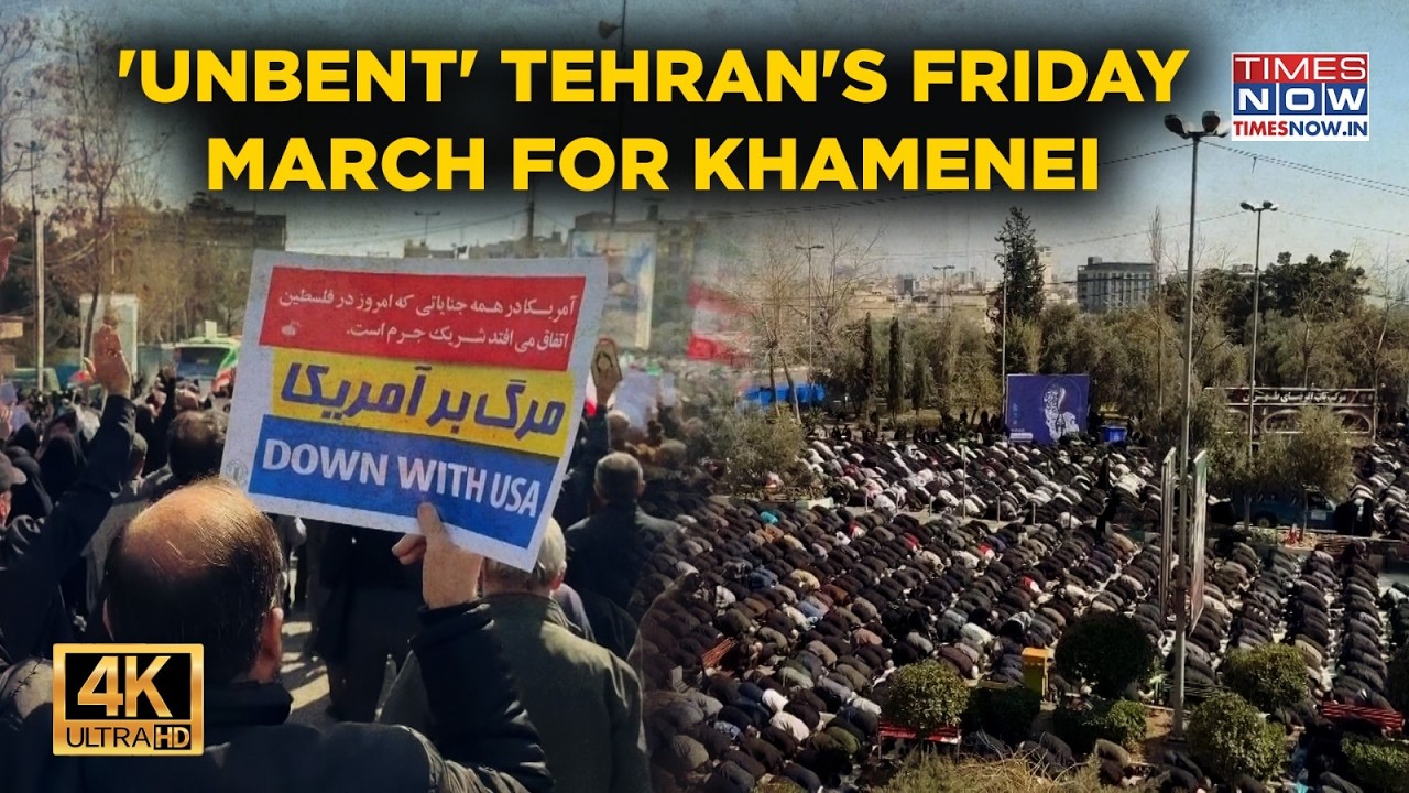 Tehran Friday Prayers, March For Khamenei On Cam: Iran 'Unbent' As Israel, US Hit? 7 Days Of War| 4K
