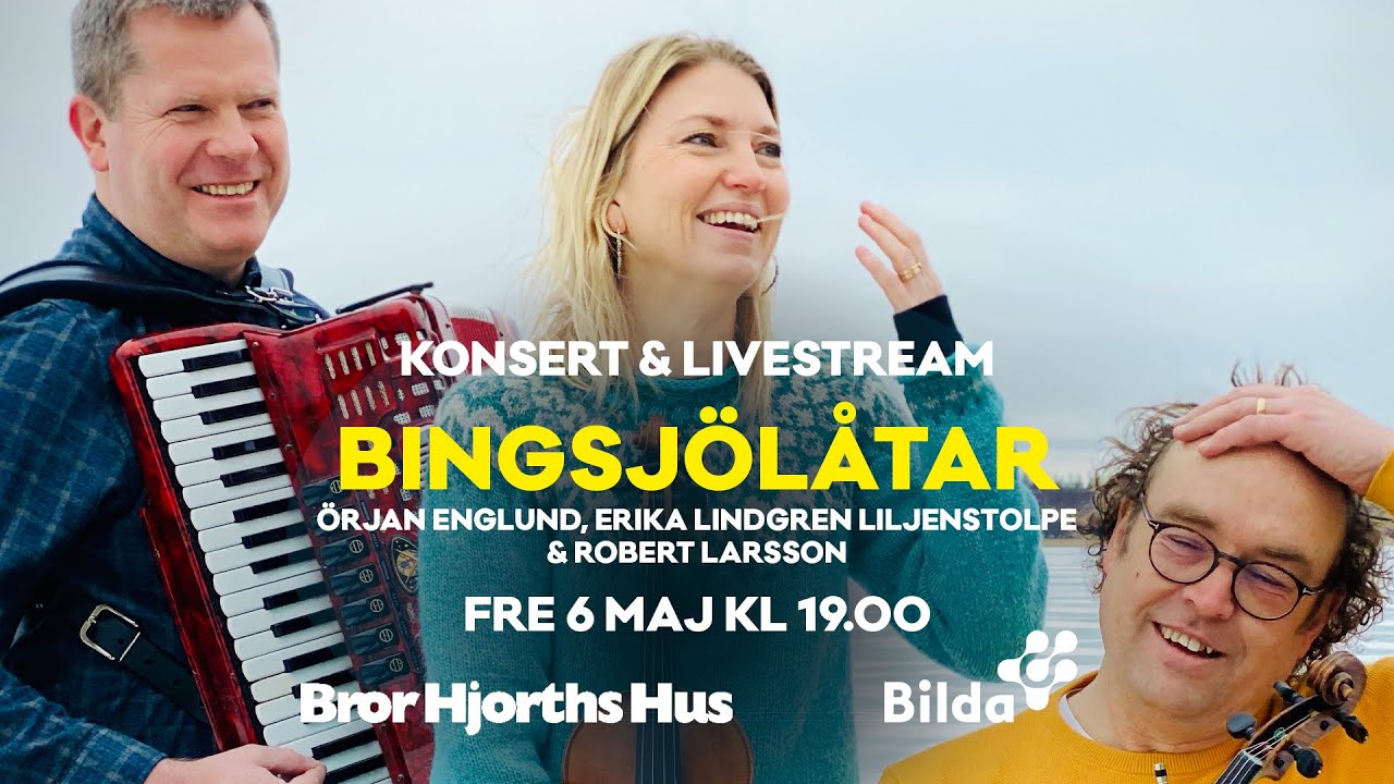 Bingsjölåtar - Erika Lindgren Liljenstolpe, Robert Larsson & Örjan Englund i Bror Hjorths ateljé