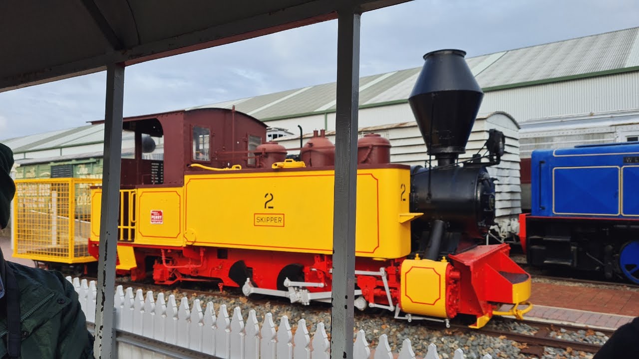 National Railway Museum, Port Adelaide, Miniature Train Ride — 23 June 2021 [Subtitles]