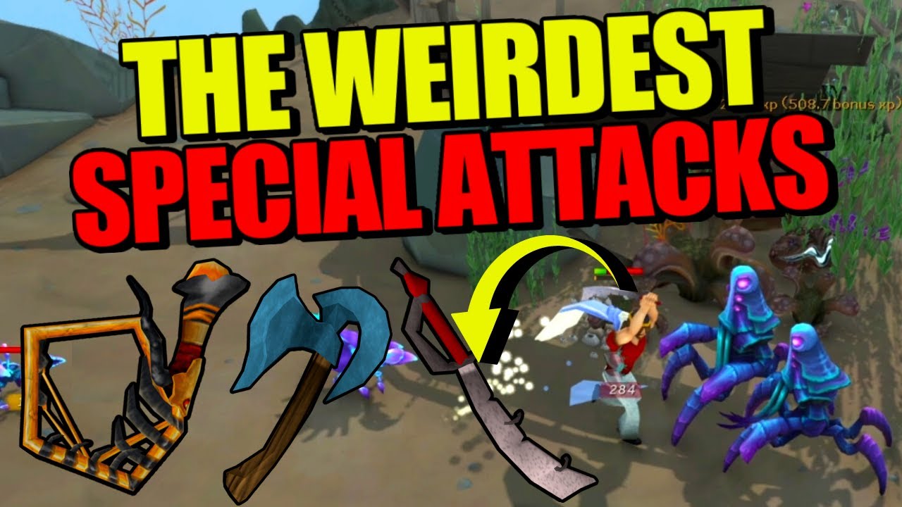 The WEIRDEST Special Attacks To Ever Exist In Runescape 3
