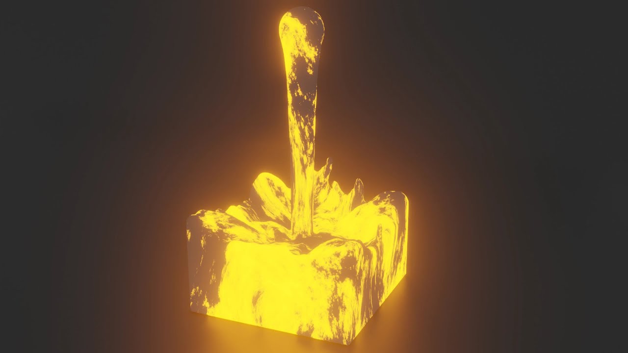 MAKING A SIMPLE LAVA APPEARANCE || Blender || İn Eevee mode