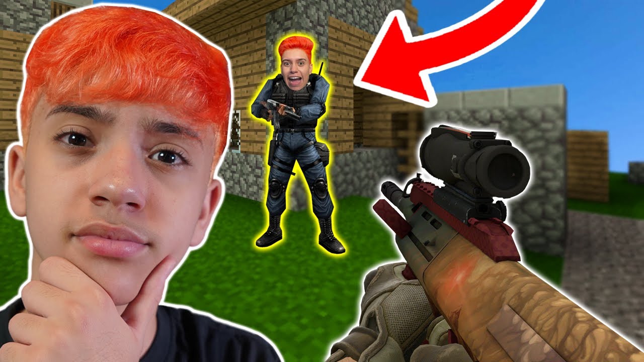 GANHEI? MINECRAFT DENTRO DO CS GO!! HEYDAVI VS ROBIN HOOD