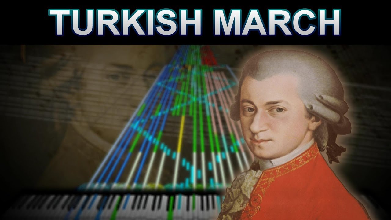 『Black MIDI』 Wolfgang Amadeus Mozart - Turkish March | Only My Black Score