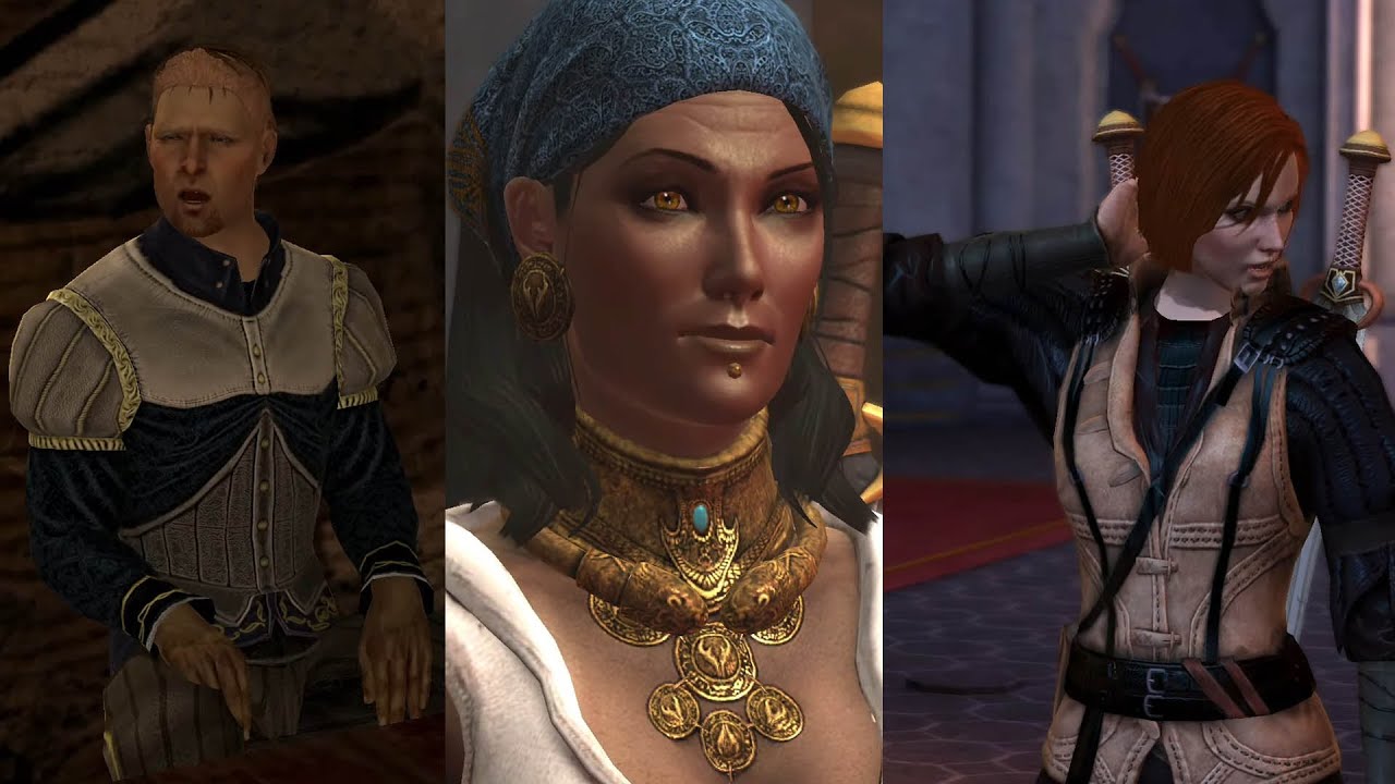 Dragon Age Origins: Isabela All Threesome Combinations & Reactions In Dragon Age 2