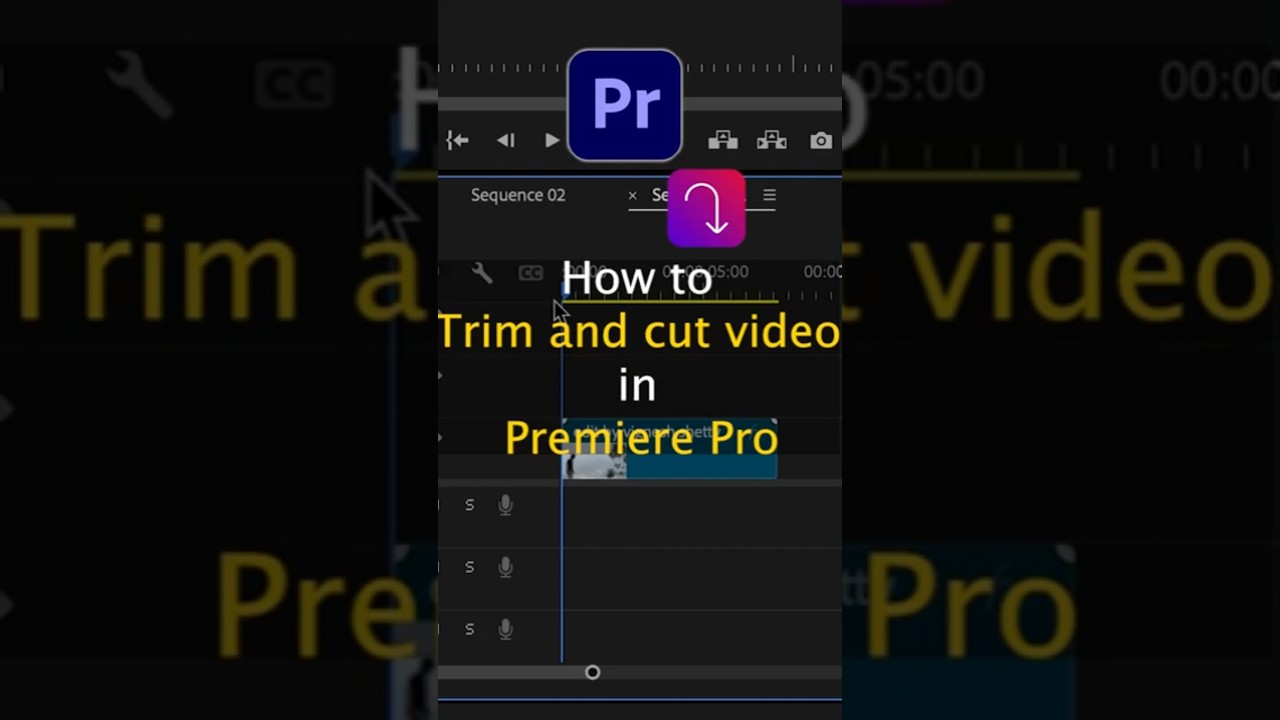how to trim and cut video in adobe premiere pro #premierepro #trimvideo #cutvideo #editing