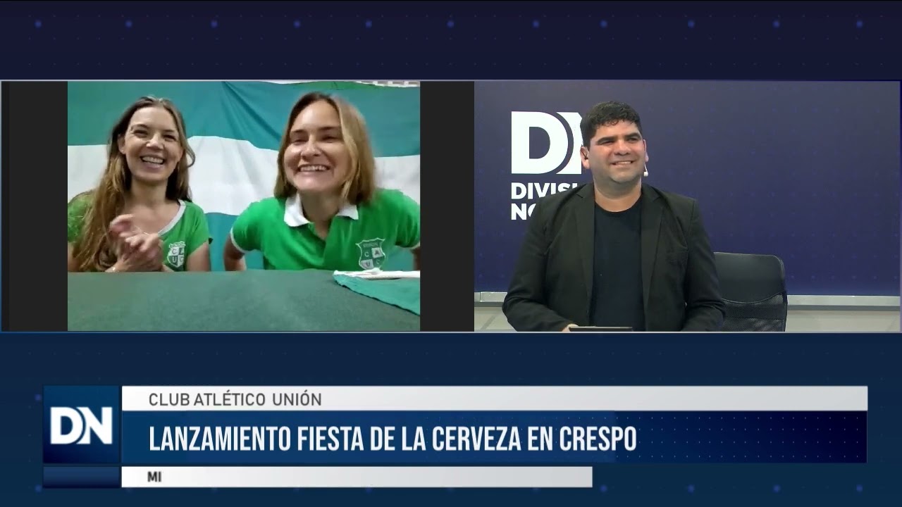 DIVISI&Oacute;N NOTICIAS - Lanzamiento Fiesta de la Cerveza en Crespo. Noelia Rau