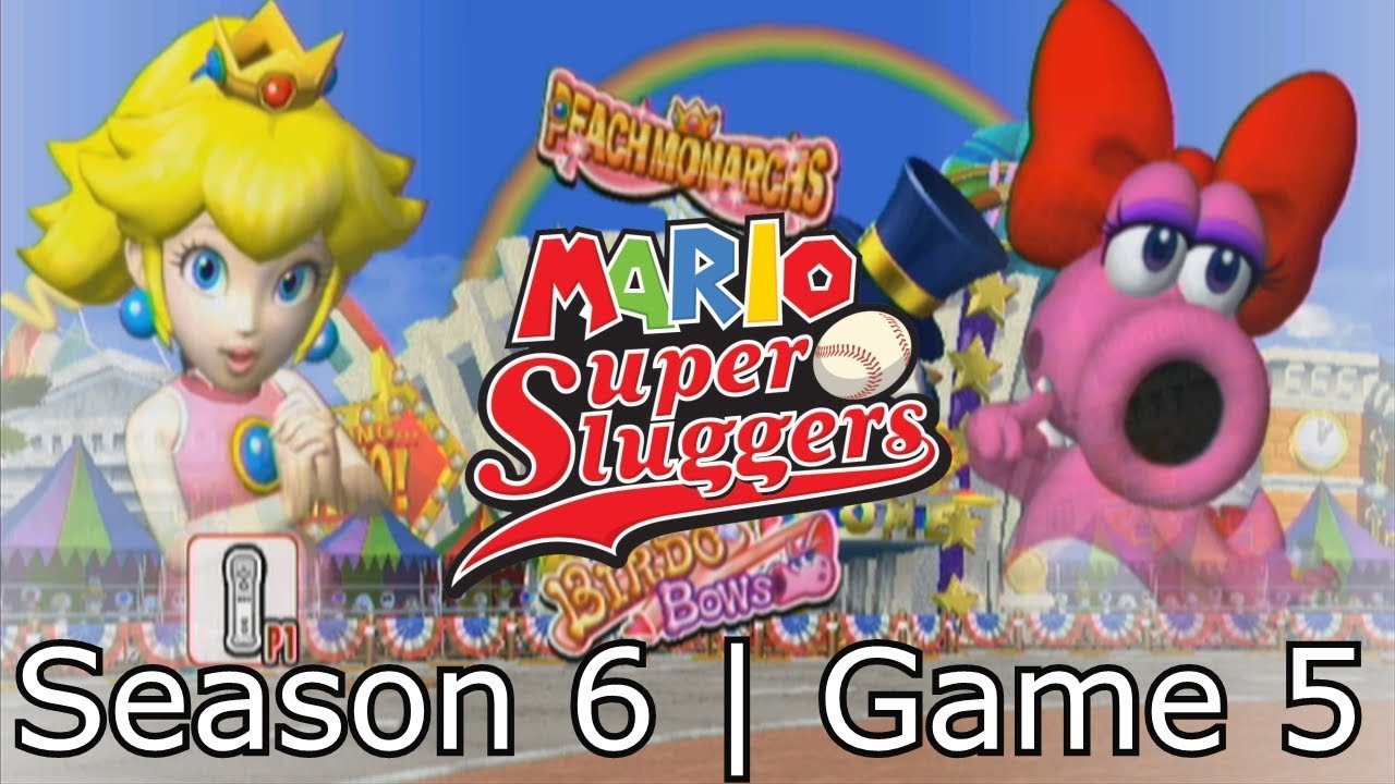 Mario Super Sluggers | Сезон 6, игра 5 — Пич против Бирдо на Wario City Day