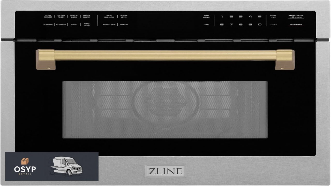 ZLINE Autograph Edition 24 in. 1.6 cu ft. Built in Convection Microwave Oven